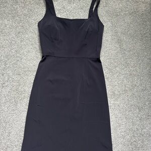 French Connection Black Midi Dress